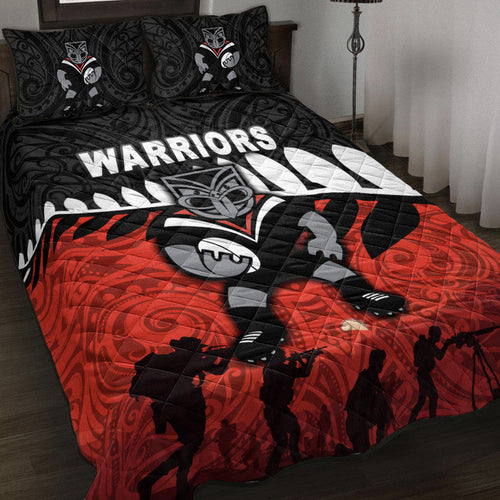 new-zealand-warriors-anzac-2022-quilt-bed-set-maori-simple-style