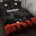 st-george-illawarra-dragons-anzac-2022-quilt-bed-set-simple-style-black