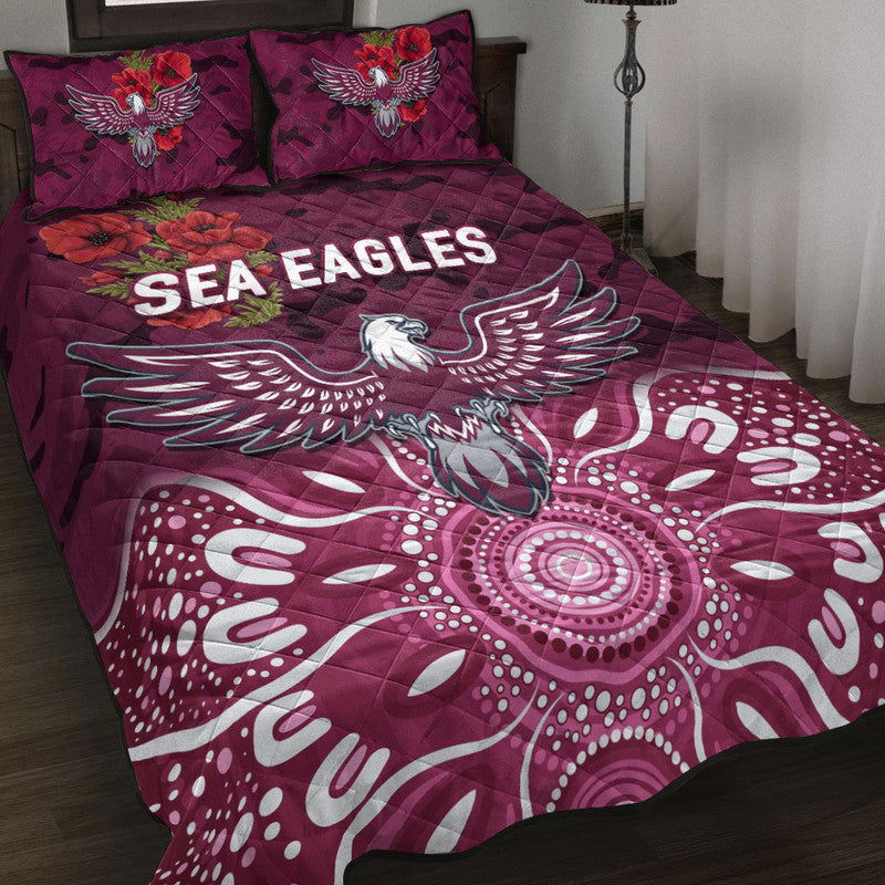 manly-warringah-sea-eagles-anzac-2022-quilt-bed-set-indigenous-vibes