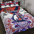 sydney-roosters-anzac-2022-quilt-bed-set-indigenous-vibes-white