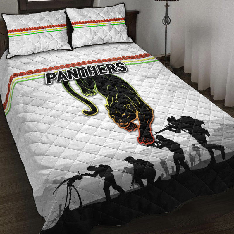 penrith-panthers-anzac-2022-quilt-bed-set-simple-style-white