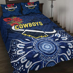 north-queensland-cowboys-anzac-2022-quilt-bed-set-indigenous-vibes-blue
