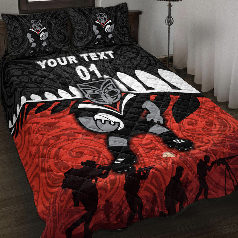 custom-personalised-new-zealand-warriors-anzac-2022-quilt-bed-set-maori-simple-style