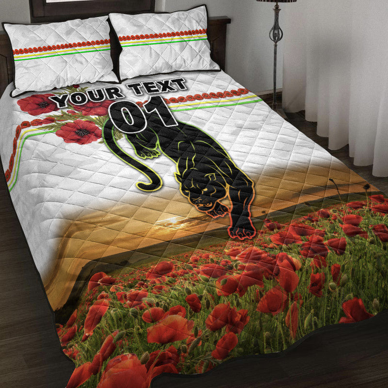 custom-personalised-penrith-panthers-anzac-2022-quilt-bed-set-poppy-flowers-vibes-white