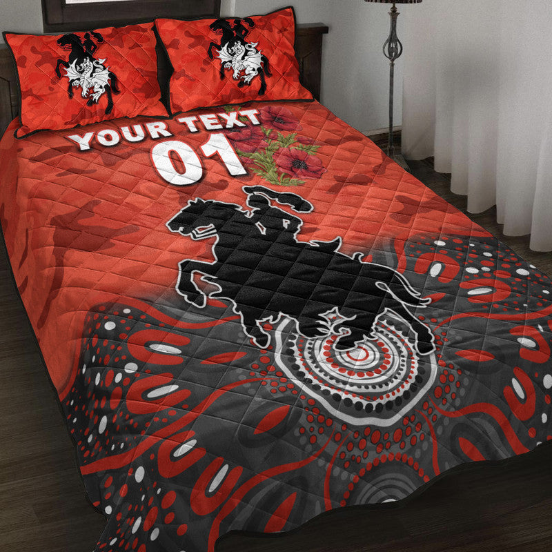 custom-personalised-st-george-illawarra-dragons-anzac-2022-quilt-bed-set-indigenous-vibes-red