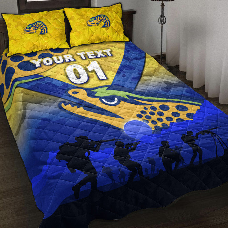 custom-personalised-parramatta-eels-anzac-2022-quilt-bed-set-simple-style-gold