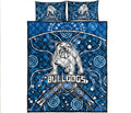 bulldogs-rugby-quilt-bed-set-boomerang-indigenous-dots