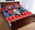 knights-aboriginal-rugby-novocastrians-christmas-vibe-quilt-bed-set