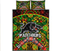 panthers-rugby-quilt-bed-set-boomerang-indigenous-dots