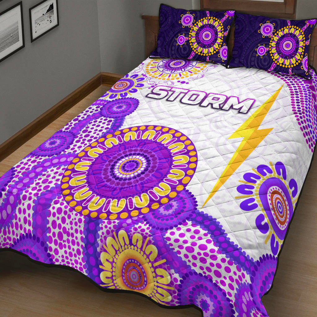 melbourne-storm-quilt-bed-set-2021-indigenous-latest-style