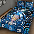 port-adelaide-power-indigenous-quilt-bed-set-football-2021-premiers-trophy