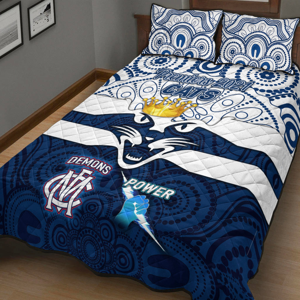 geelong-cats-indigenous-quilt-bed-set-football-2021-premiers-the-king