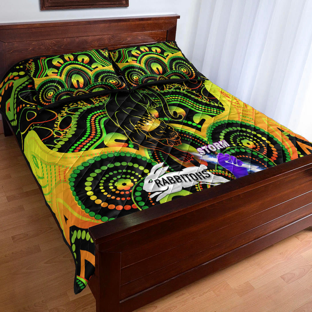 penrith-panthers-quilt-bed-set-2021-indigenous-premiers-the-king