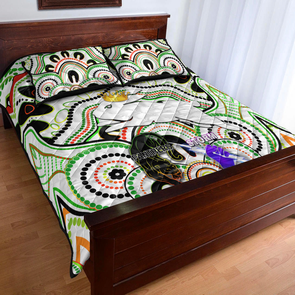 south-sydney-rabbitohs-quilt-bed-set-2021-indigenous-premiers-the-king-white