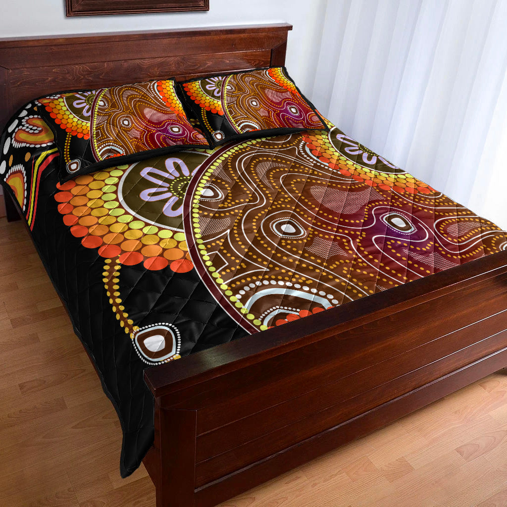 aboriginal-quilt-bed-set-sun-rise-indigenous-vibe