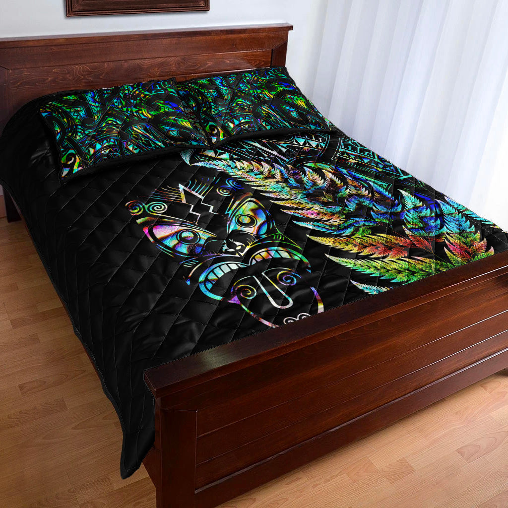 new-zealand-haka-rugby-maori-quilt-bed-set-silver-fern-vibes-paua-shell