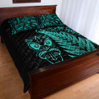 new-zealand-haka-rugby-maori-quilt-bed-set-silver-fern-vibes-turquoise