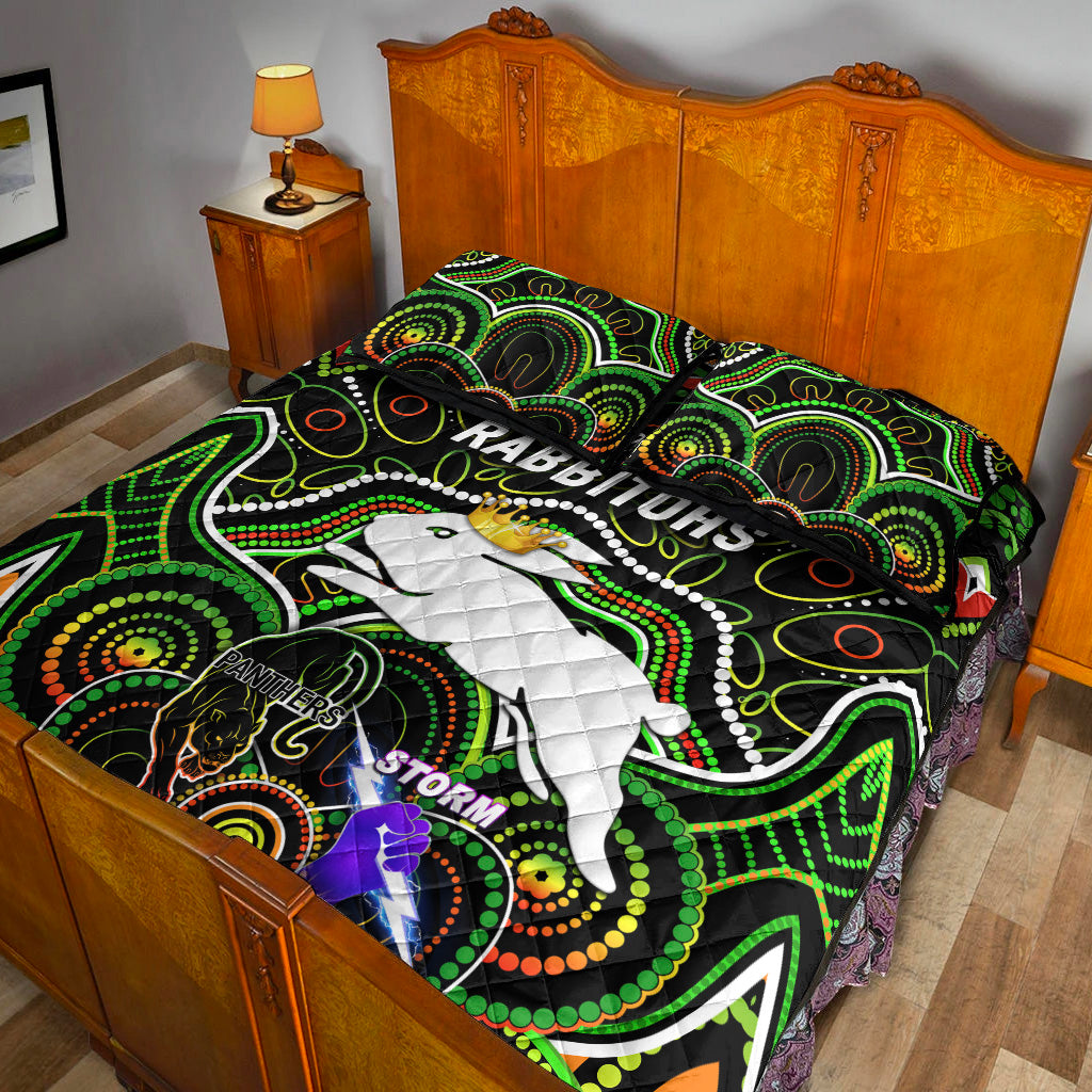 south-sydney-rabbitohs-quilt-bed-set-2021-indigenous-premiers-the-king-black