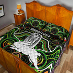 south-sydney-rabbitohs-quilt-bed-set-2021-indigenous-premiers-trophy-black
