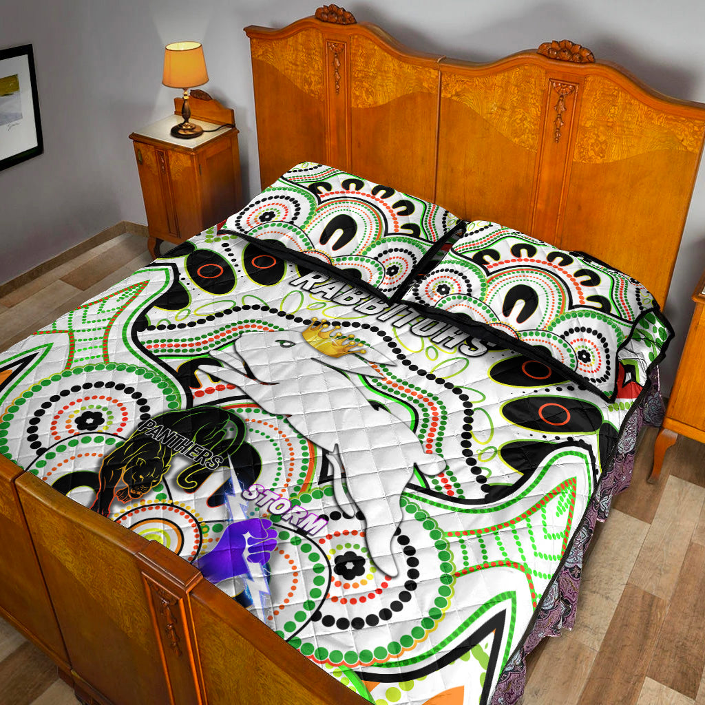 south-sydney-rabbitohs-quilt-bed-set-2021-indigenous-premiers-the-king-white