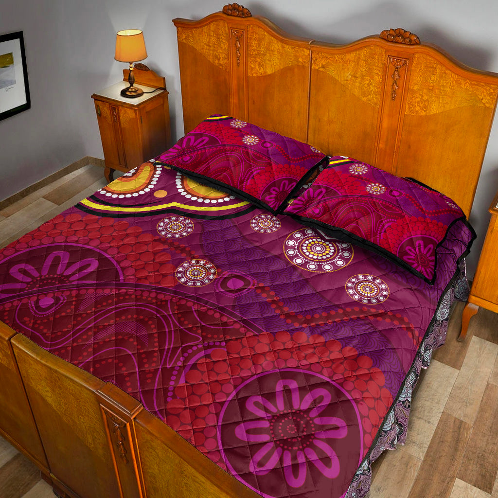 queensland-maroons-aboriginal-quilt-bed-set-indigenous-vibes