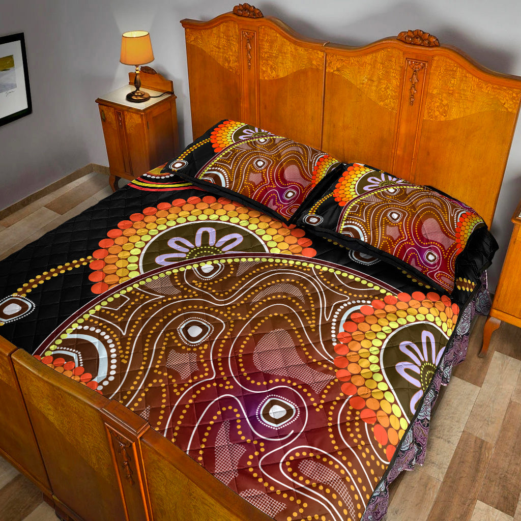 aboriginal-quilt-bed-set-sun-rise-indigenous-vibe