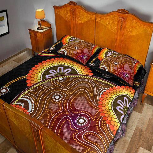 aboriginal-quilt-bed-set-sun-rise-indigenous-vibe