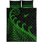 new-zealand-rugby-maori-quilt-bed-set-silver-fern-koru-vibes-green
