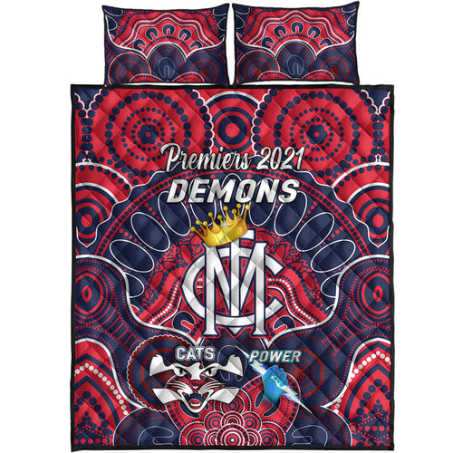 melbourne-demons-indigenous-quilt-bed-set-football-2021-premiers-the-king