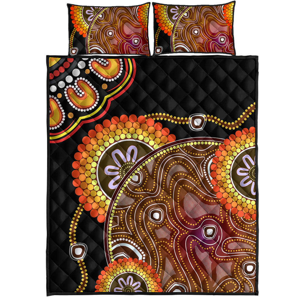 aboriginal-quilt-bed-set-sun-rise-indigenous-vibe