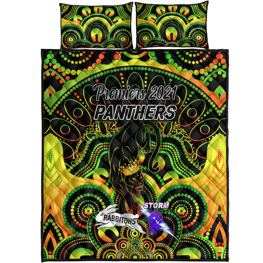 penrith-panthers-quilt-bed-set-2021-indigenous-premiers-the-king
