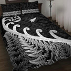 new-zealand-rugby-maori-quilt-bed-set-silver-fern-koru-vibes-black