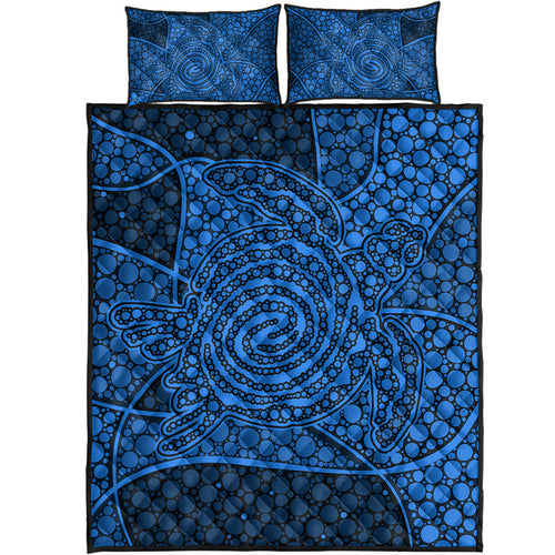 turtle-quilt-bedding-set-aboriginal-blue-style