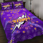 custom-personalised-melbourne-storm-quilt-bed-set-aboriginal-dot