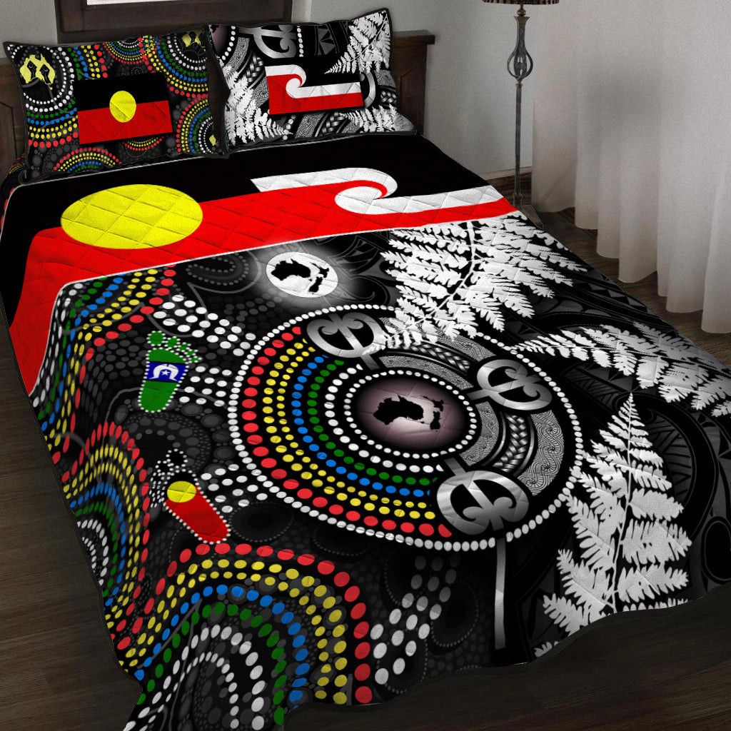 aboriginal-and-maori-quilt-bed-set-culture-style