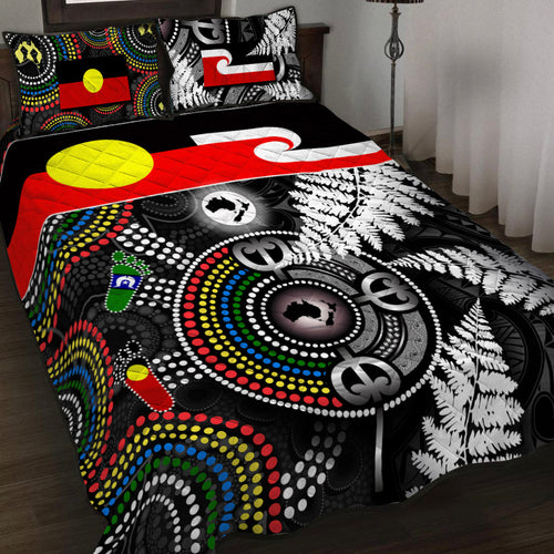 aboriginal-and-maori-quilt-bed-set-culture-style