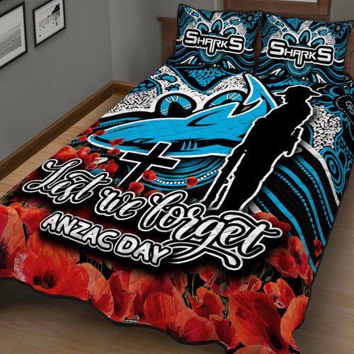 sharks-quilt-bed-set-anzac-day-poppy-flowers-with-aboriginal