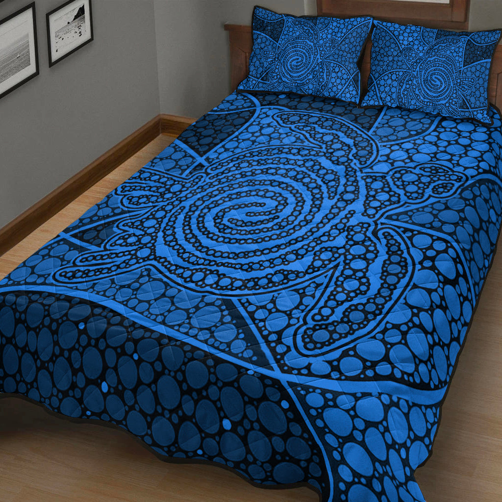 turtle-quilt-bedding-set-aboriginal-blue-style