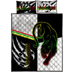panthers-quilt-bed-set-claws-half-black-white-style