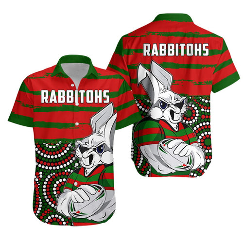 australia-rabbitohs-indigenous-rugby-hawaiian-shirt-rabbit-cartoon