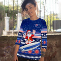 custom-personalised-australia-christmas-raglan-34-sleeve-t-shirt-aussie-aboriginal-santa-claus-is-surfing-with-kangaroo