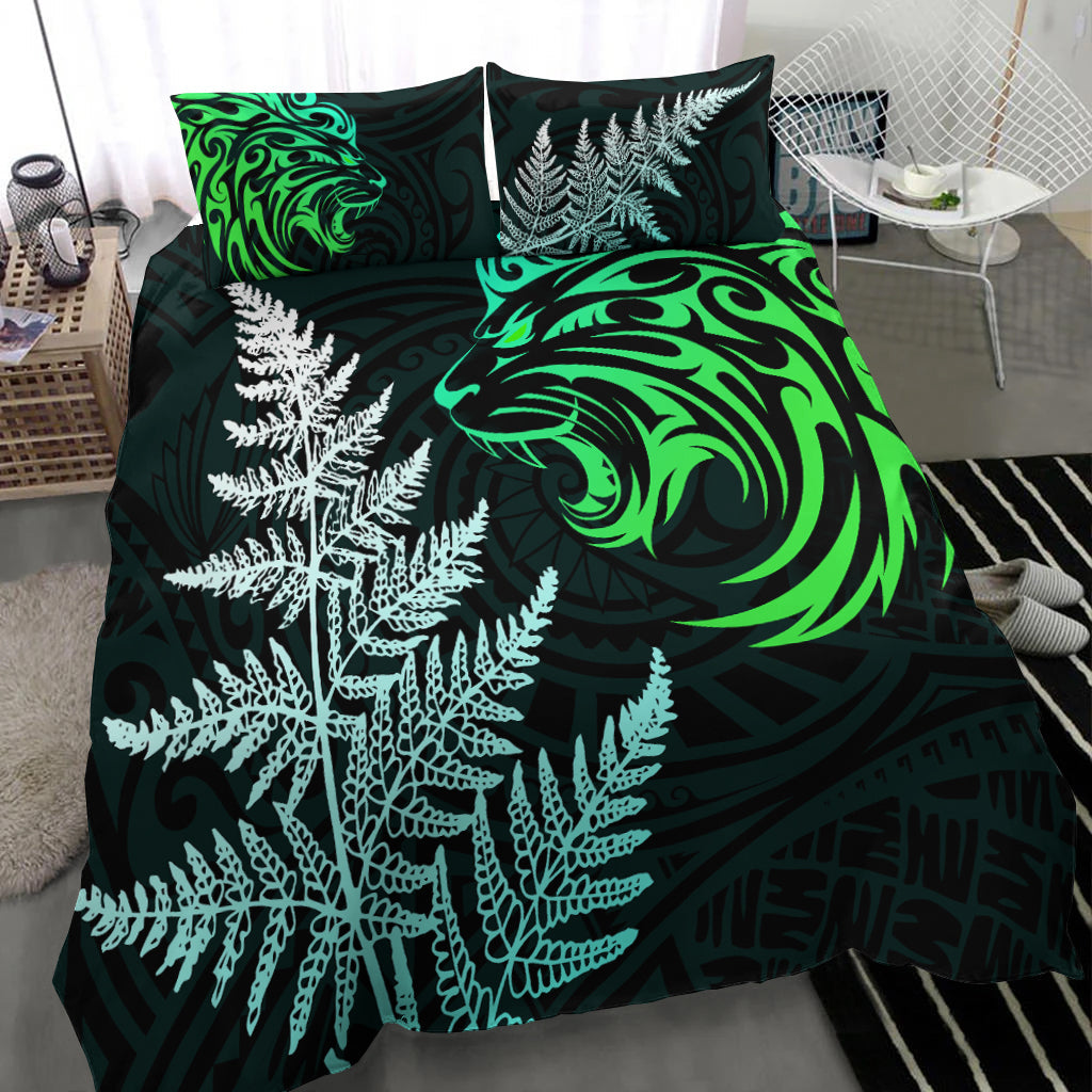 lion-maori-bedding-set-aotearoa-mix-silver-fern-version-blue