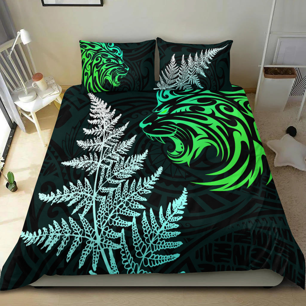 lion-maori-bedding-set-aotearoa-mix-silver-fern-version-blue