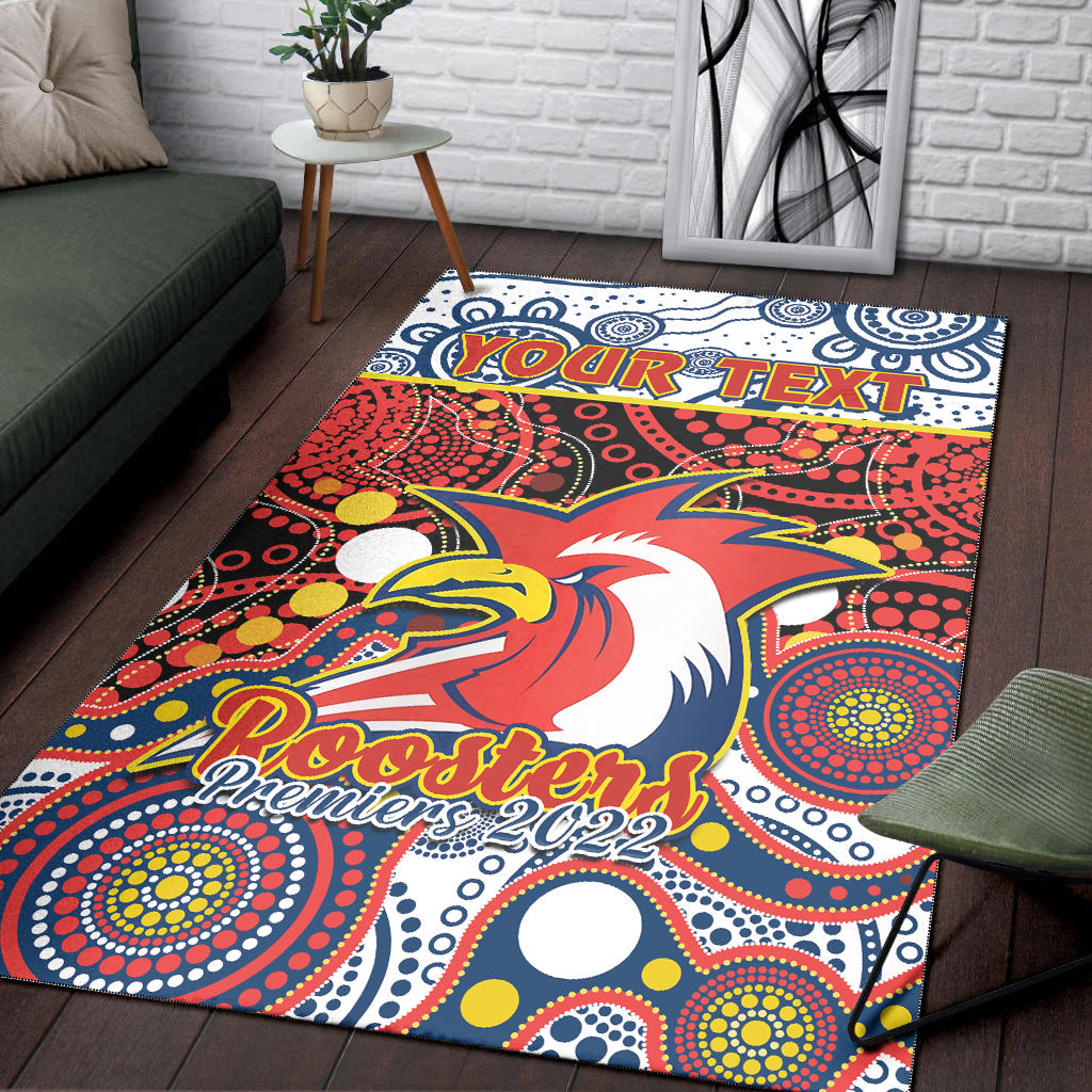 custom-personalised-roosters-rugby-area-rug-easts-1908-aboriginal-artsy-premiers-ver01