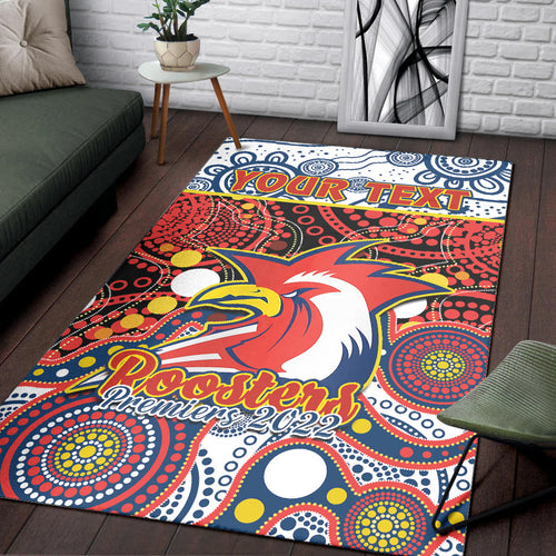 custom-personalised-roosters-rugby-area-rug-easts-1908-aboriginal-artsy-premiers-ver01