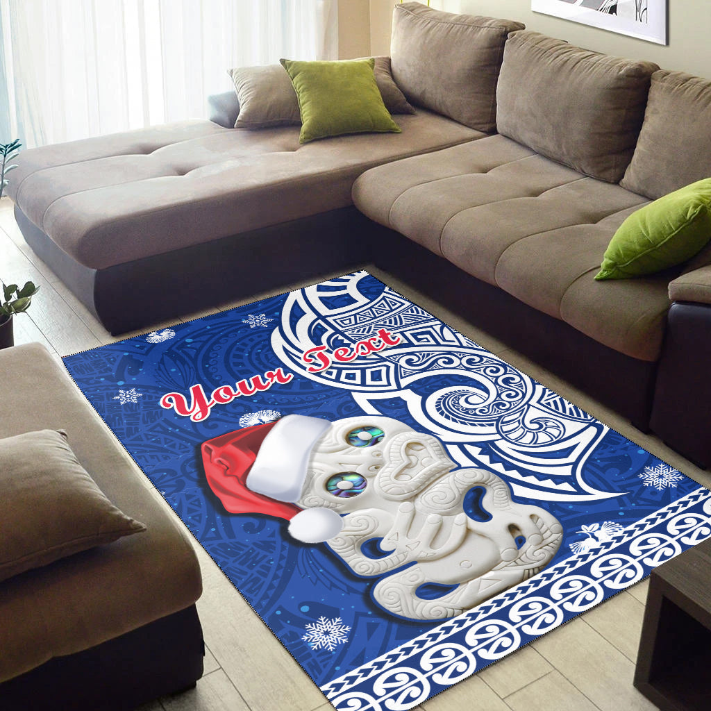 custom-personalised-new-zealand-christmas-area-rug-hei-tiki-blue-pohutukawa-meri-kirihimete