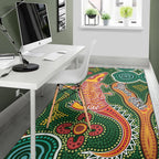 custom-personalised-aboriginal-art-crocodile-area-rug-you-are-number-one