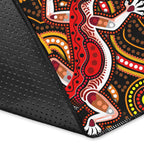 custom-personalised-aboriginal-art-lizard-area-rug-you-are-number-one