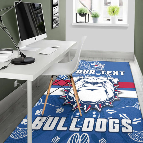 custom-personalised-bulldogs-football-area-rug-scraggers-1877-aboriginal-dot-painting-newest-version