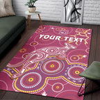 custom-personalised-maroons-rugby-area-rug-kangaroo-indigenous-pattern-unique-version